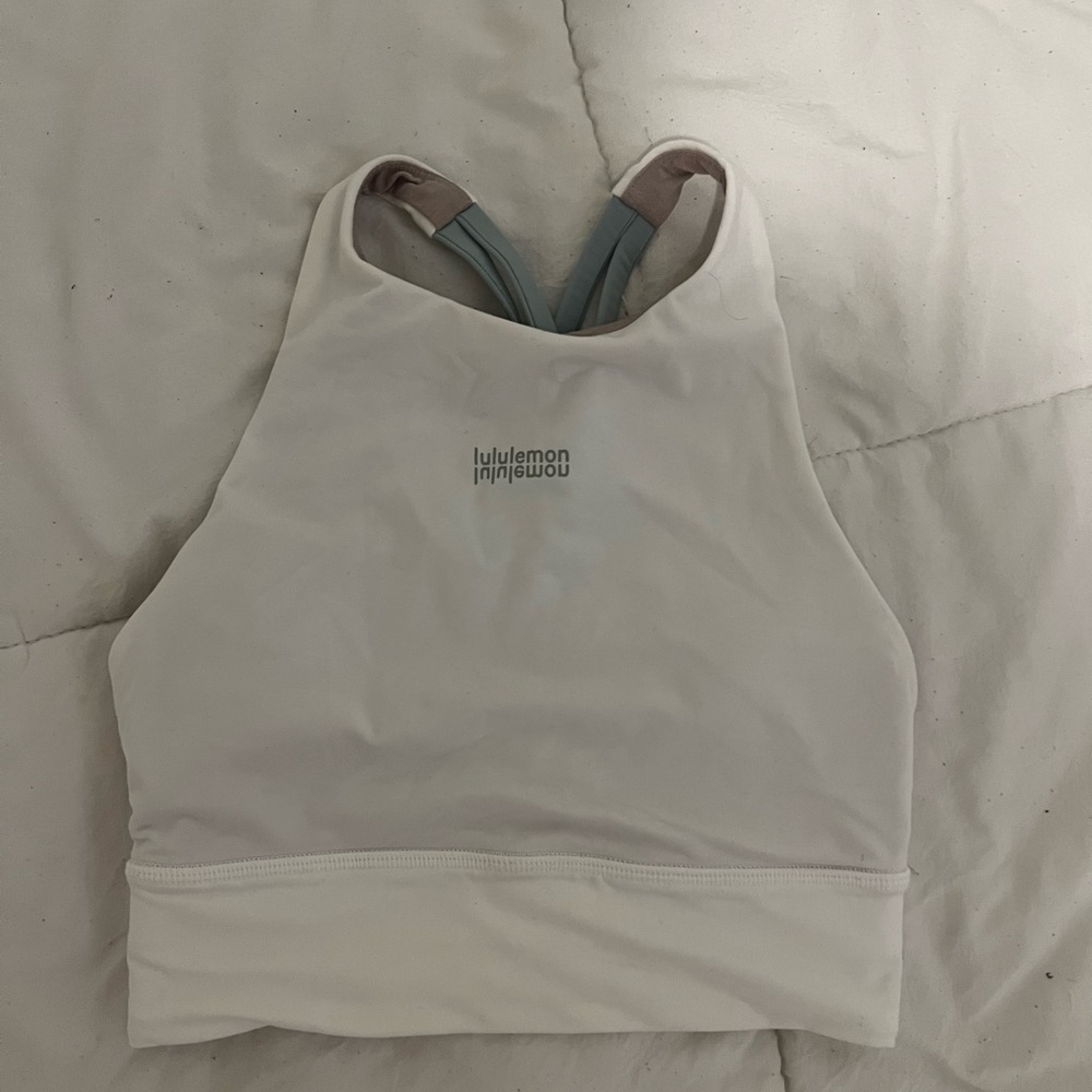 lululemon athletica Cream Sports Bra